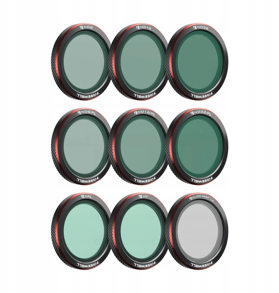 „Freewell NEO 2“ magnetinio filtro MEGA rinkinys – 9 vnt. pakuotė