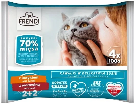 FRENDI kalakutiena in sauce - wet cat food - 100g