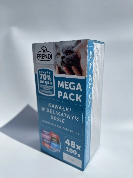 Kačių maistas - Frendi žuvies gabaliukai subtiliame padaže 48x100g be glitimo