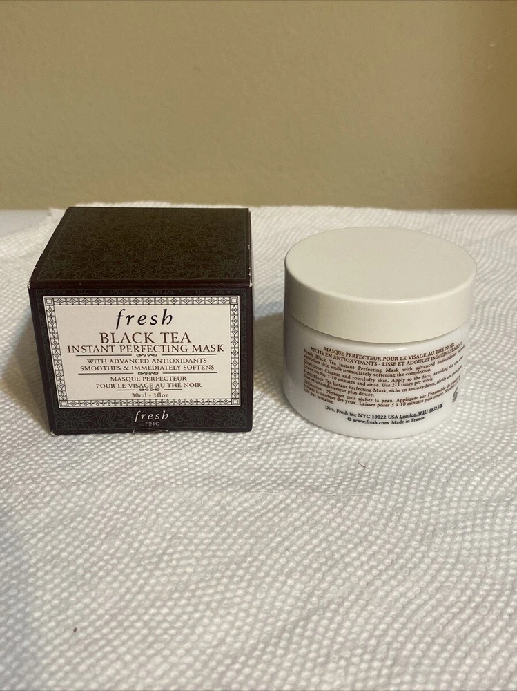 Fresh Fresh, Juodas Tea, Smooth, Antioxidants, Gel Mask, For Face, 30 ml For Women