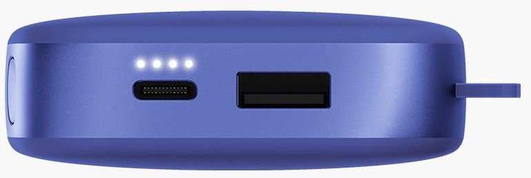 Mėlyna „FRESH 'N REBEL“ 12000 mAh USB-C PD 20W „TRUE Mėlynas“