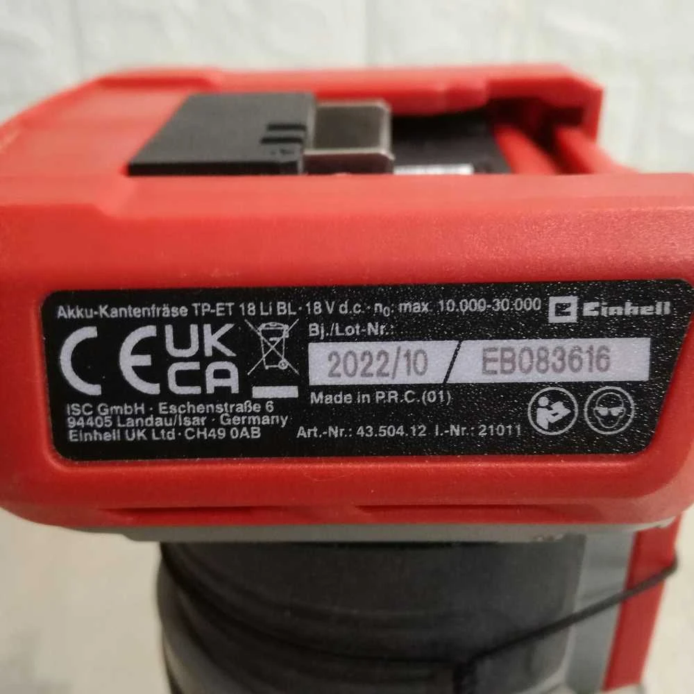 Frezarka Einhell TP-ET 18 Li BL 18 V