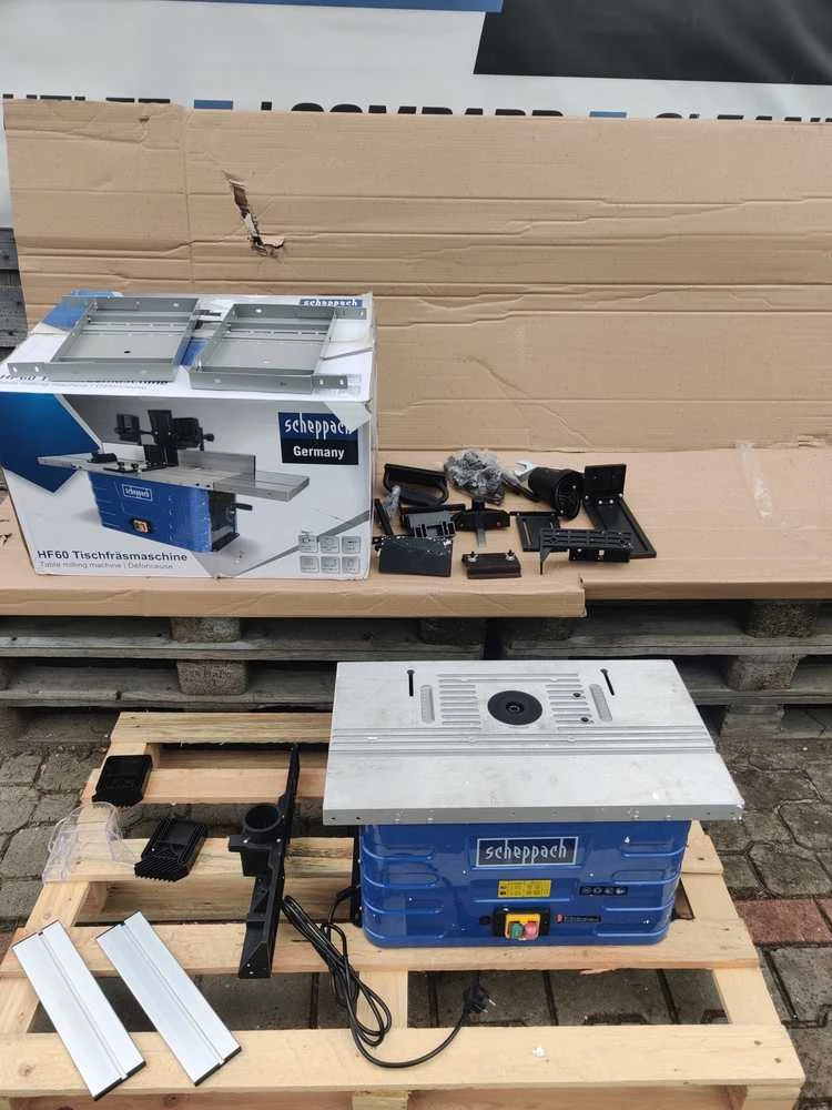Medienos frezavimo staklės HF60, Scheppach