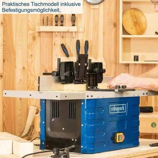 Medienos frezavimo staklės HF60, Scheppach