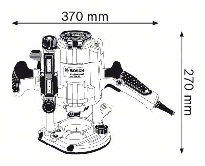 Bosch Vertikali freza GOF 1250 CE