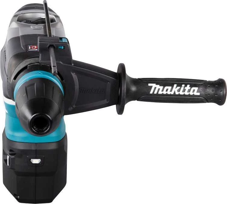 Makita HR005GM202 Perforatorius XGT, SDS-MAX, 8 J, 40mm; 7,4kg, bešepetėlinis variklis, AVT, AFT, AWS (su AWS lustu); XPT; 2X4,0Ah, greitasis kroviklis