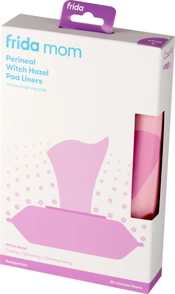 FRIDA_Frida Mom Perineal Cooling Pad Liners Raminamieji įklotai po gimdymo su hamameliu 24vnt.