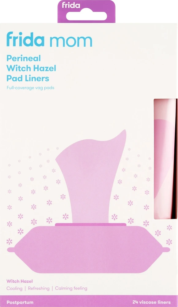 FRIDA_Frida Mom Perineal Cooling Pad Liners Raminamieji įklotai po gimdymo su hamameliu 24vnt.
