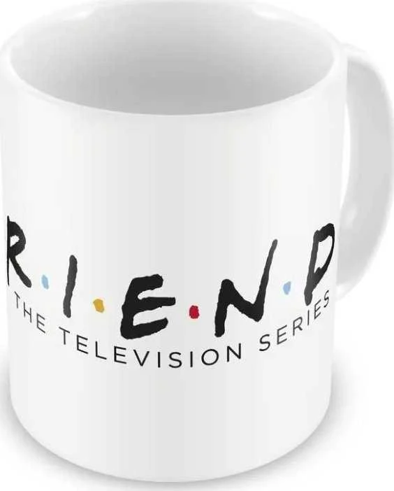 Friends - Puodelis ceramiczny dėžutėje prezentowym 350 ml (Baltas)