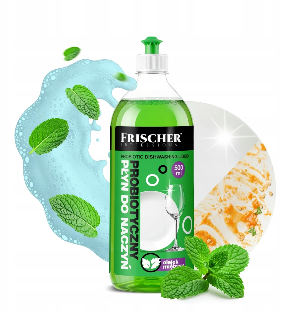 „Frischer“ indų ploviklis su pipirmėčių aliejumi, 500 ml
