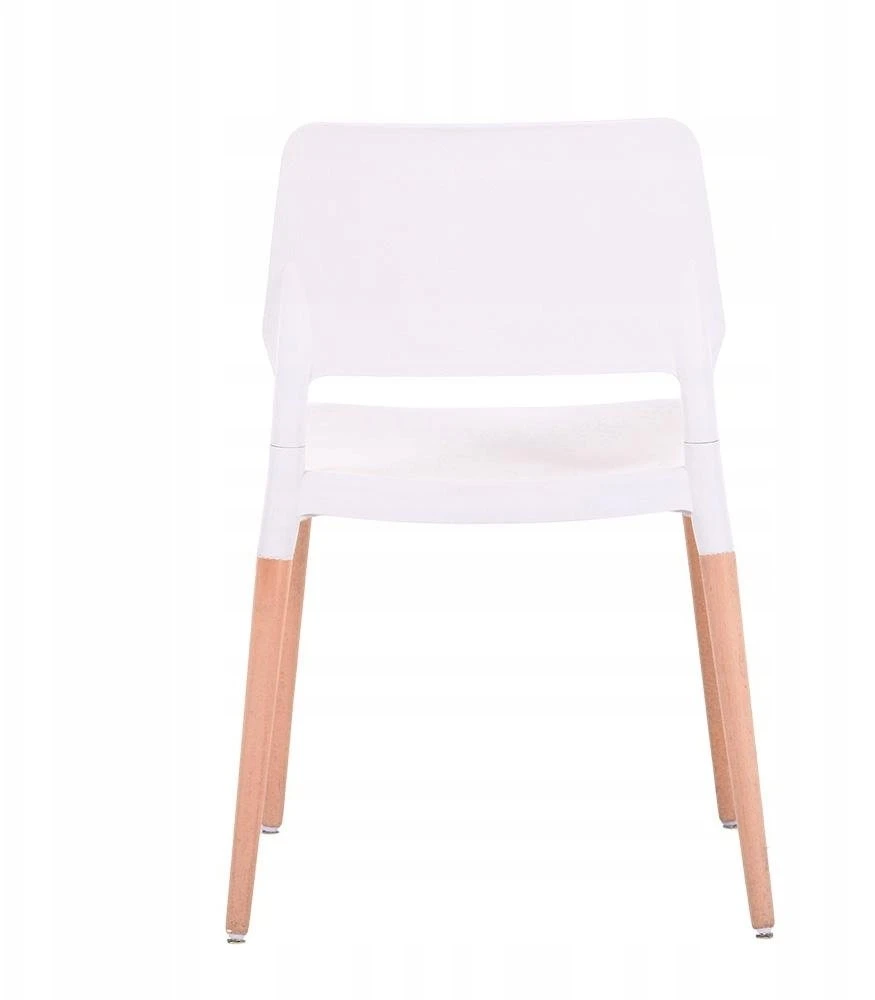 Fromm & Starck Home Select TARCENTO moderni kėdė, balta + medinės kojos