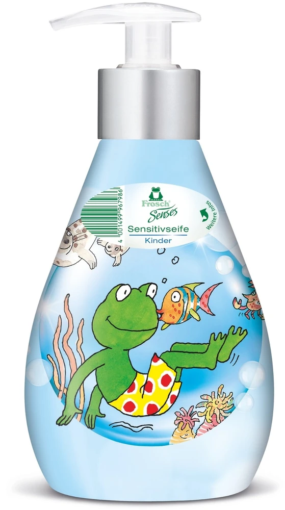 Skystas muilas, rankoms Frosch VAIKAMS, 300g
