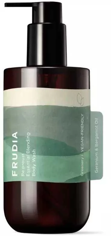 Frudia Re:Proust Essential Blending Geranium & Bergamot Oil Cleansing kūno prausiklis, 300 ml