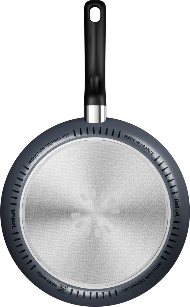 TEFAL keptuvė | H0560642 | Kepimui | 28 cm skersmuo | Tinka indukcinei kaitlentei | Fiksuota rankena | Juodas