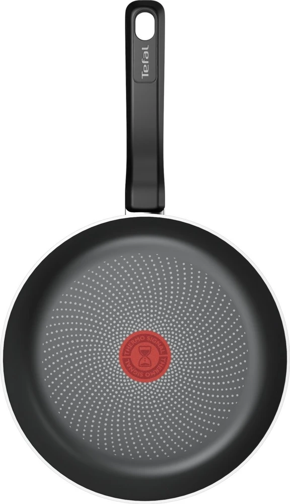 TEFAL keptuvė | H0560442 | Kepimui | 24 cm skersmuo | Tinka indukcinei kaitlentei | Fiksuota rankena | Juodas