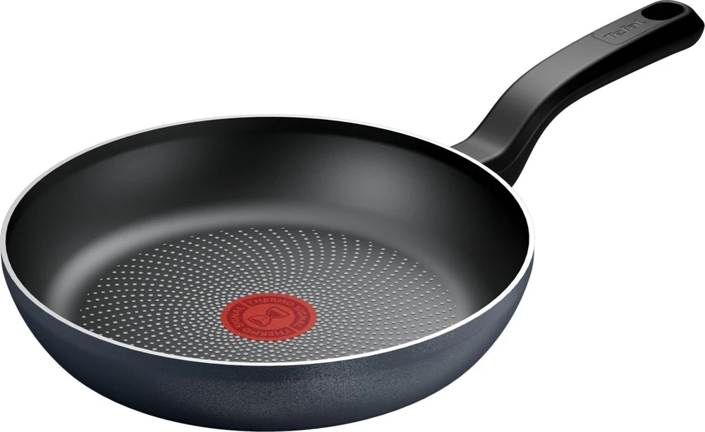 TEFAL keptuvė | H0560442 | Kepimui | 24 cm skersmuo | Tinka indukcinei kaitlentei | Fiksuota rankena | Juodas