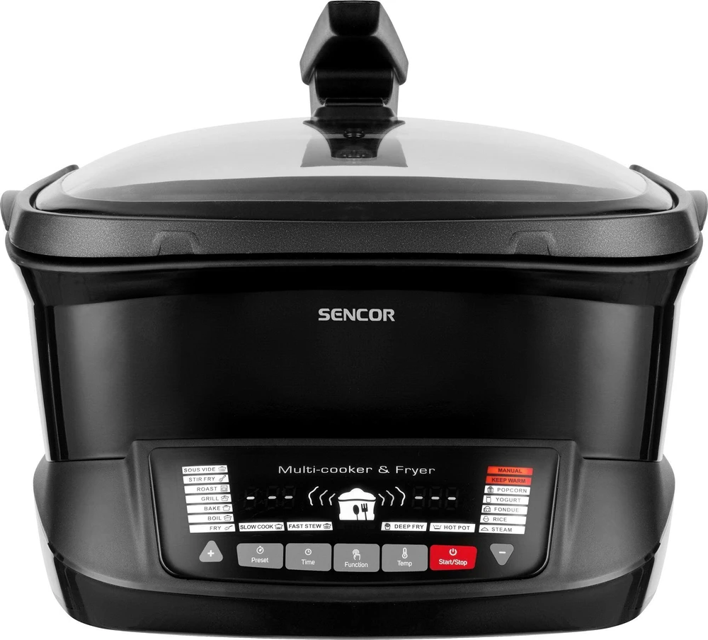 Sencor daugiafunkcinis puodas- gruzdintuvė 4,8l,1800W SFR9300BK