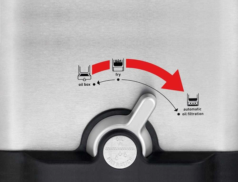 Gruzdintuvė Keptuvė Tefal Oleoclean Pro FR8040 (3,5 l, 1,2kg, 2300 W, plieno spalvos)