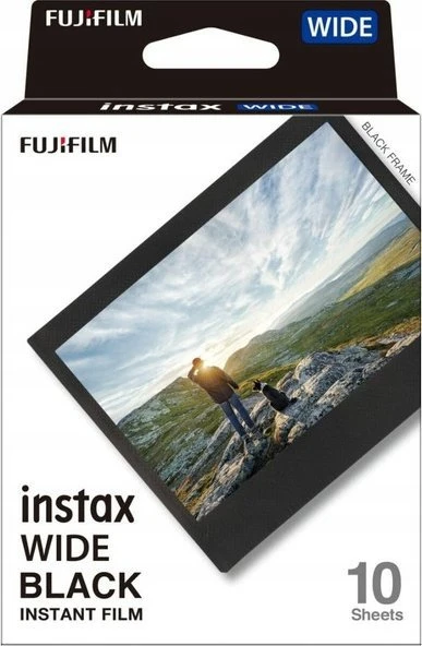 1 Fujifilm INSTAX Film wide juodas frame