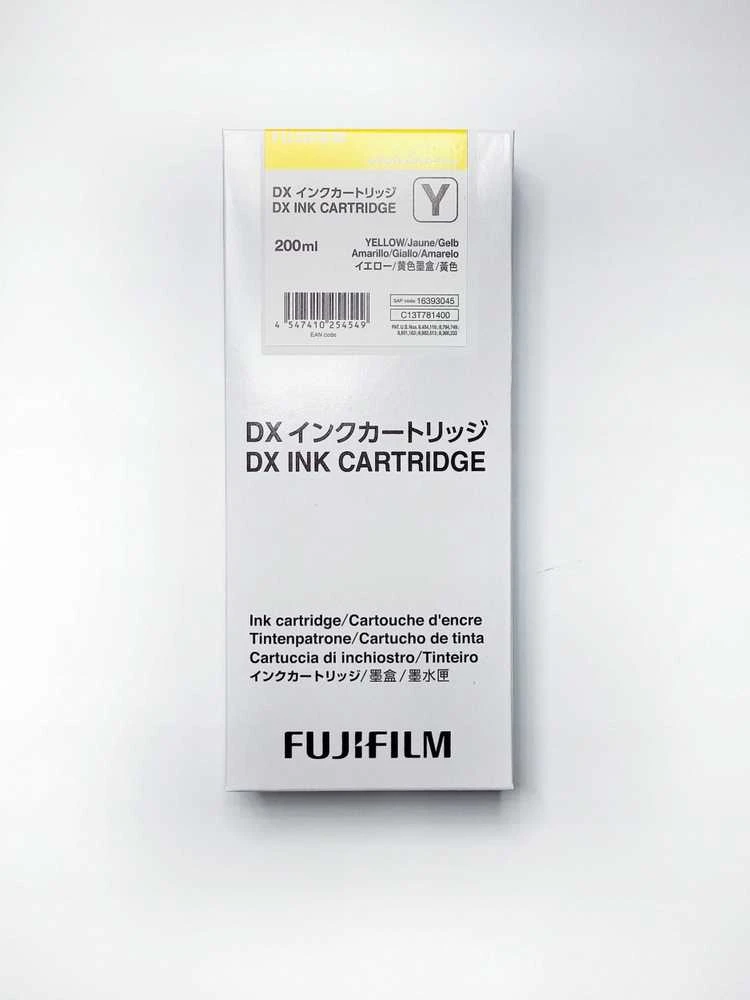 Fujifilm DX100 rašalas Geltonas 200 ml.