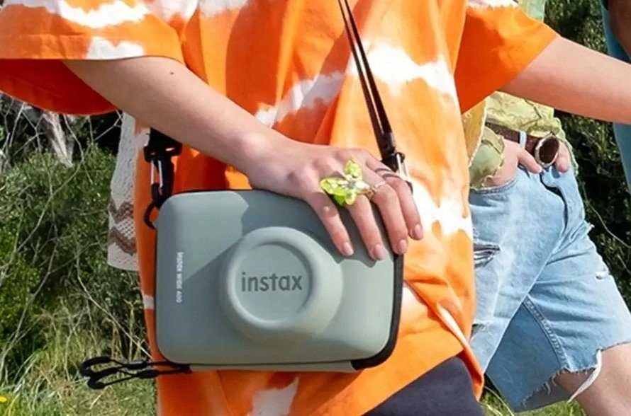 Fujifilm instax wide 400 dėklas žalias