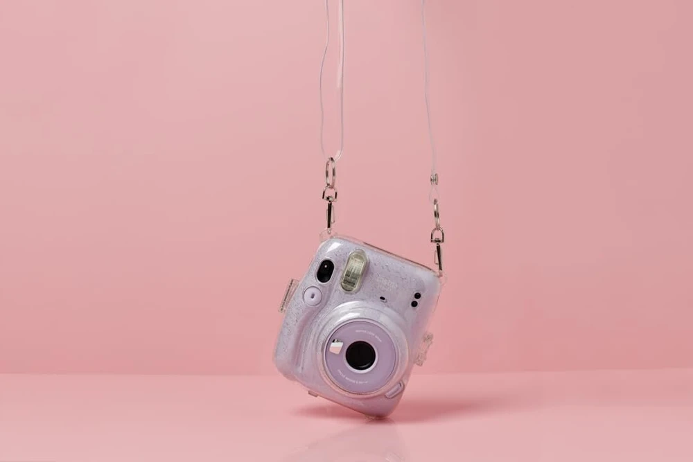Fujifilm DĖKLAS instax mini 12 BLIZGUS, SKAIDRUS