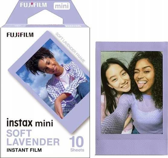 Fujifilm fotoplokštelės Instax Mini SOFT LAVENDER 10pl
