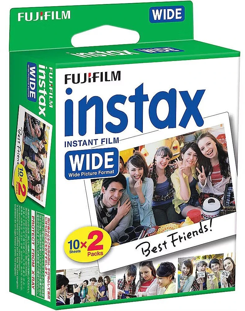 FujiFilm Instax Wide Glossy (10plx2) momentinės fotoplokštelės