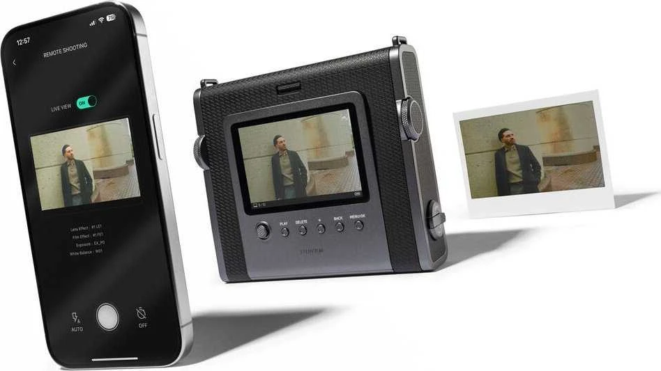 Fujifilm Momentinis fotoaparatas instax WIDE EVO Juodas, INSTAX WIDE EVO Juodas EX D