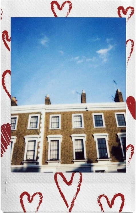 Fujifilm fotoplokštelės Instax Mini 1x10 Heart Sketch
