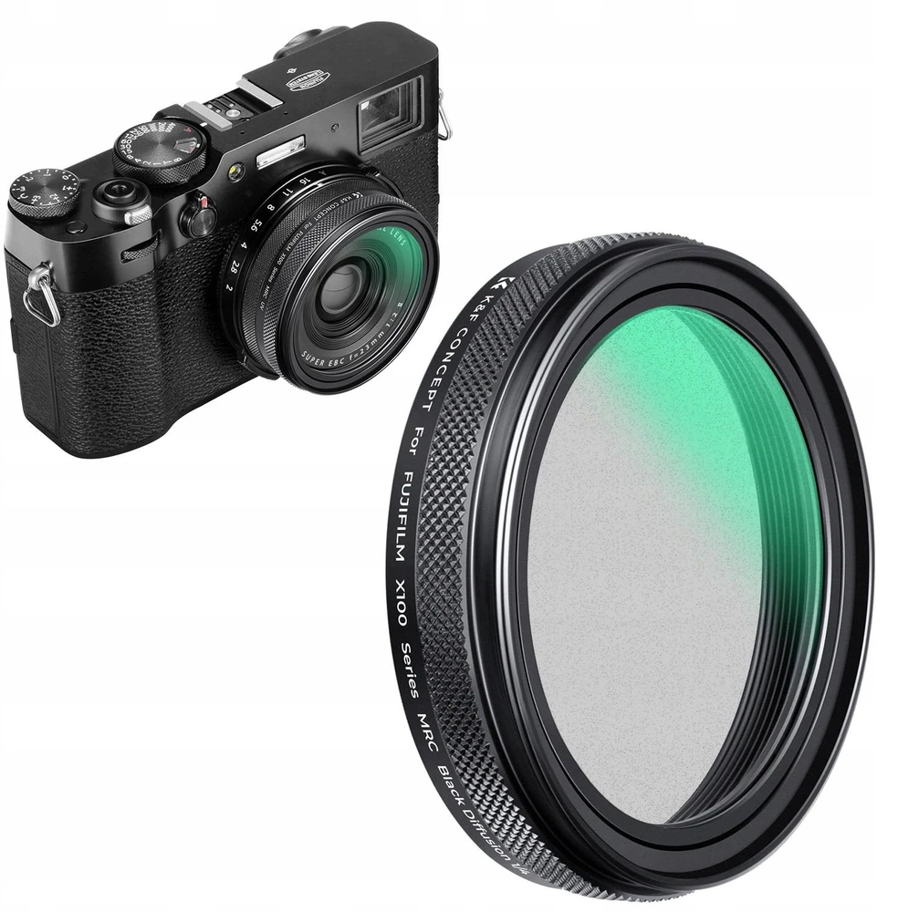 Filtras Kf Filtras Dyfuzyjny Juodas Diffusion 1/4 do FujiFilm X100 X100S X100VI X100F / KF01.2883
