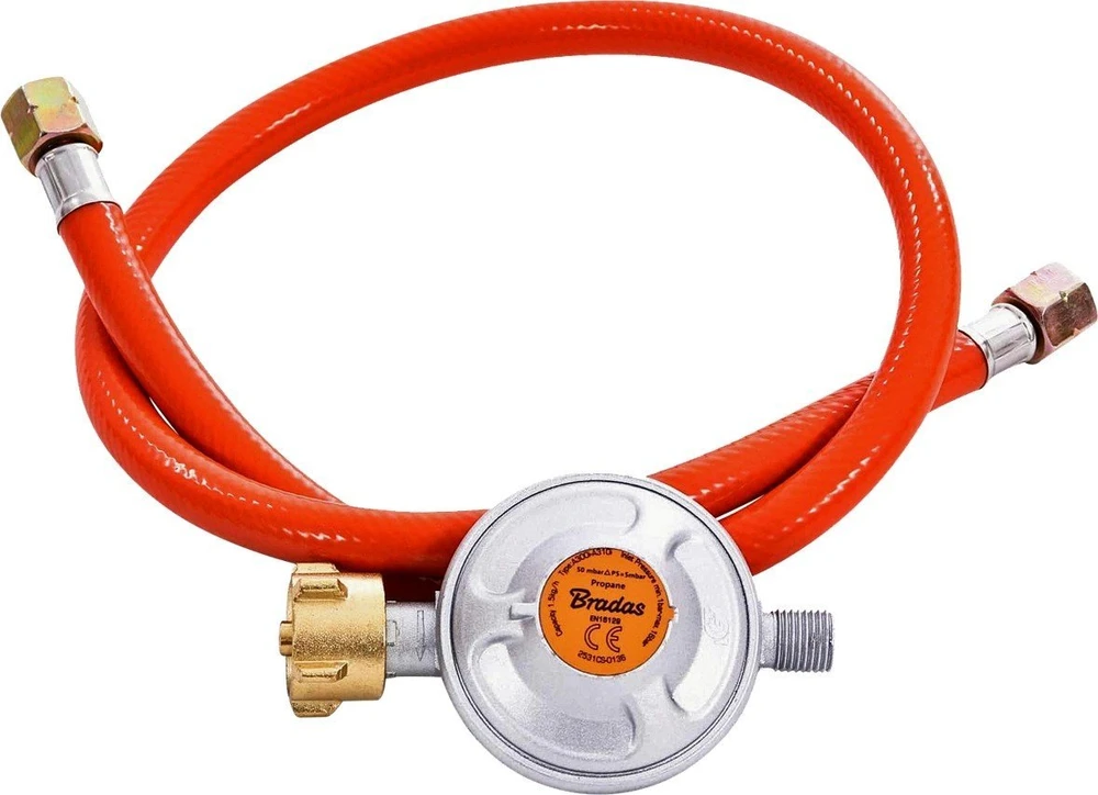 Cookit Reguliatorius ir 1,1 m žarna DE/AT/CH 2x1/4" sriegis
