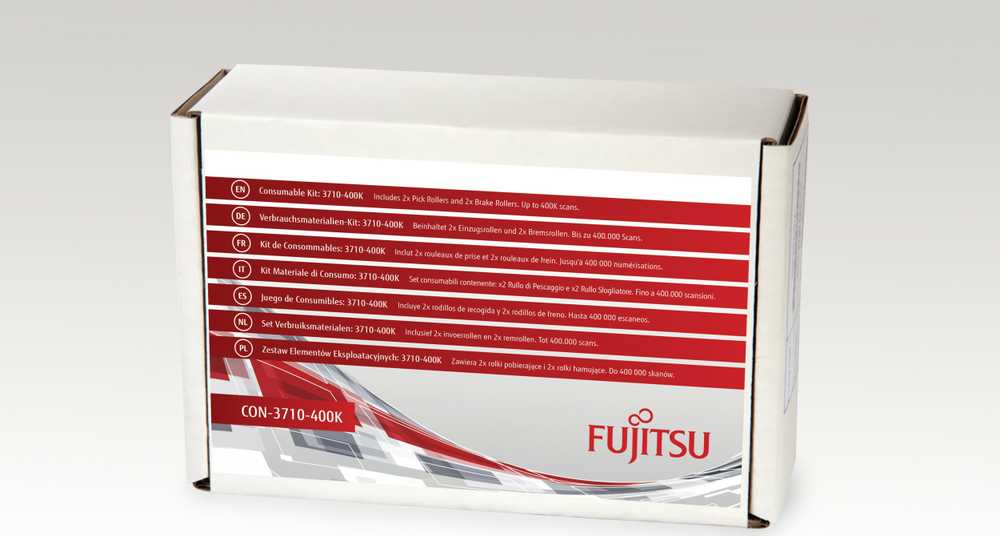 „Fujitsu“ skaitytuvo eksploatacinių medžiagų rinkinys