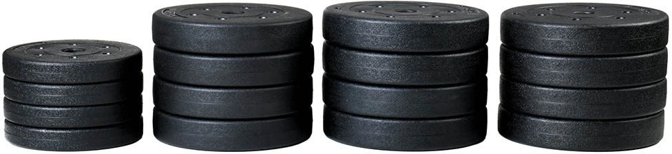 Funfit Bituminiai svarmenys 40 kg Rinkinys 4in1 + rankenos