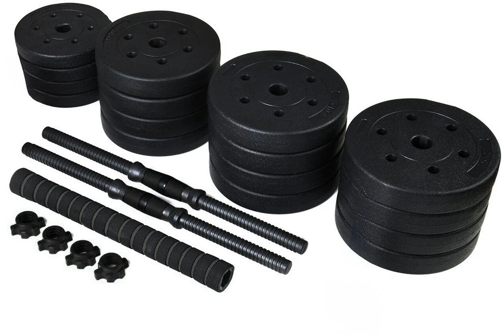 Funfit Bituminiai svarmenys 40 kg Rinkinys 4in1 + rankenos