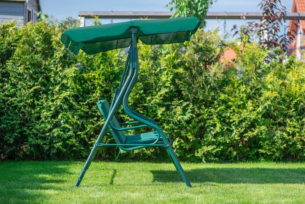 Funfit Garden Sodo sūpynės "Relax" 3 asmenims, žalios spalvos