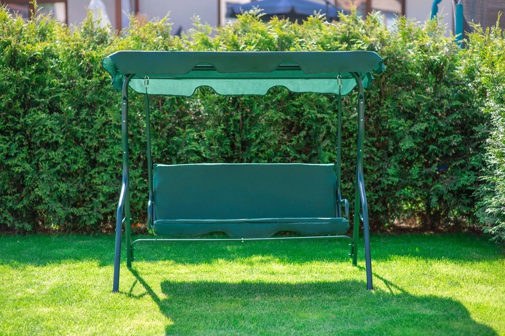 Funfit Garden Sodo sūpynės "Relax" 3 asmenims, žalios spalvos