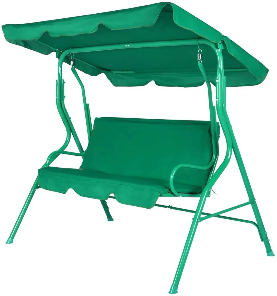 Funfit Garden Sodo sūpynės "Relax" 3 asmenims, žalios spalvos