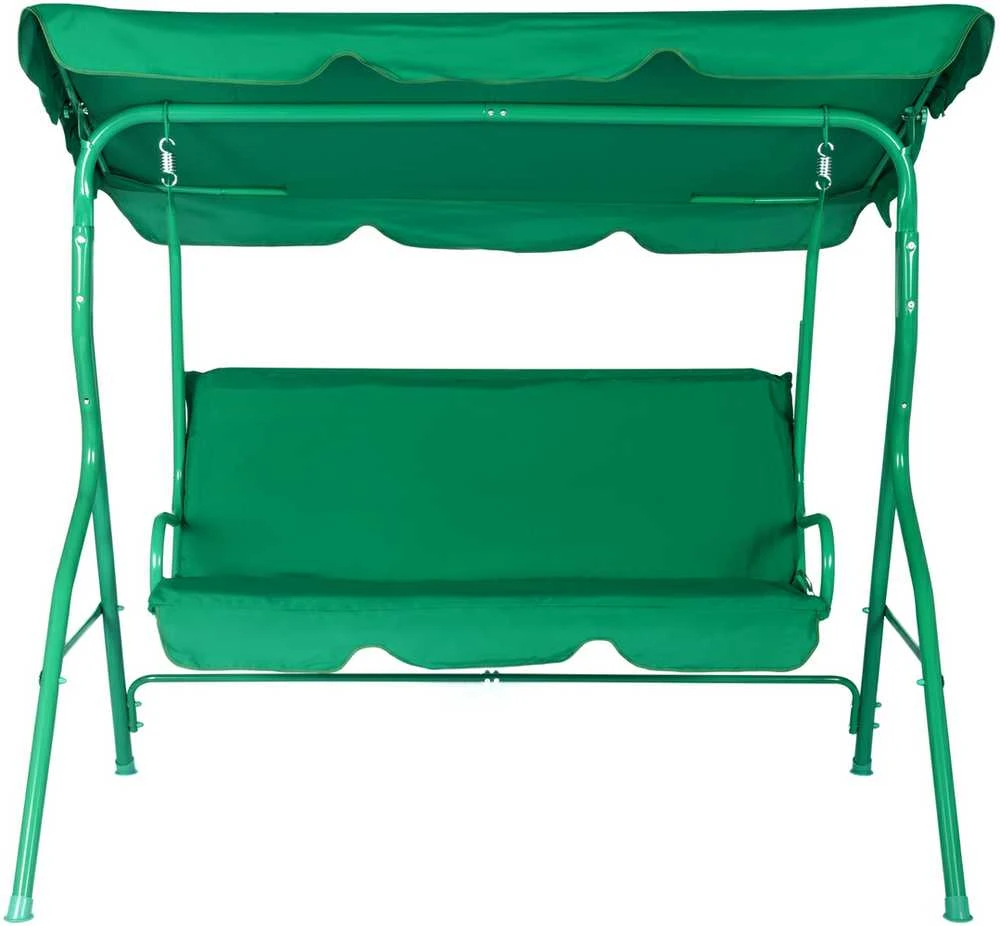 Funfit Garden Sodo sūpynės "Relax" 3 asmenims, žalios spalvos