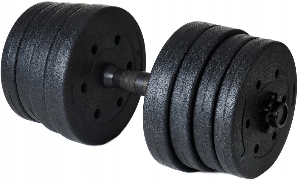 „Funfit“ hanteliai 4255 bituminiai 2 x 10 kg