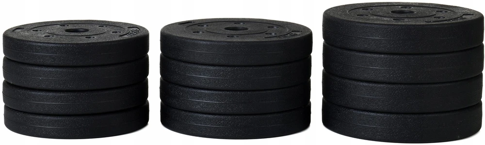 „Funfit“ hanteliai 4255 bituminiai 2 x 10 kg