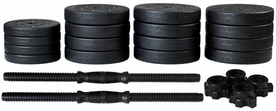 Funfit Hanteliai 4257 bituminiai 2 x 20 kg