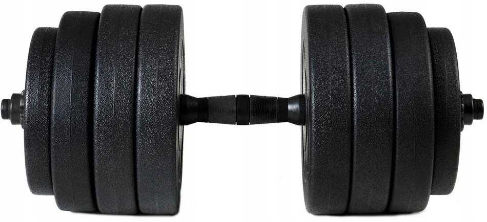 Funfit Hanteliai 4257 bituminiai 2 x 20 kg