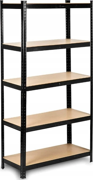 Funfit Metalinė sandėliavimo lentyna 180x90x40 cm juoda