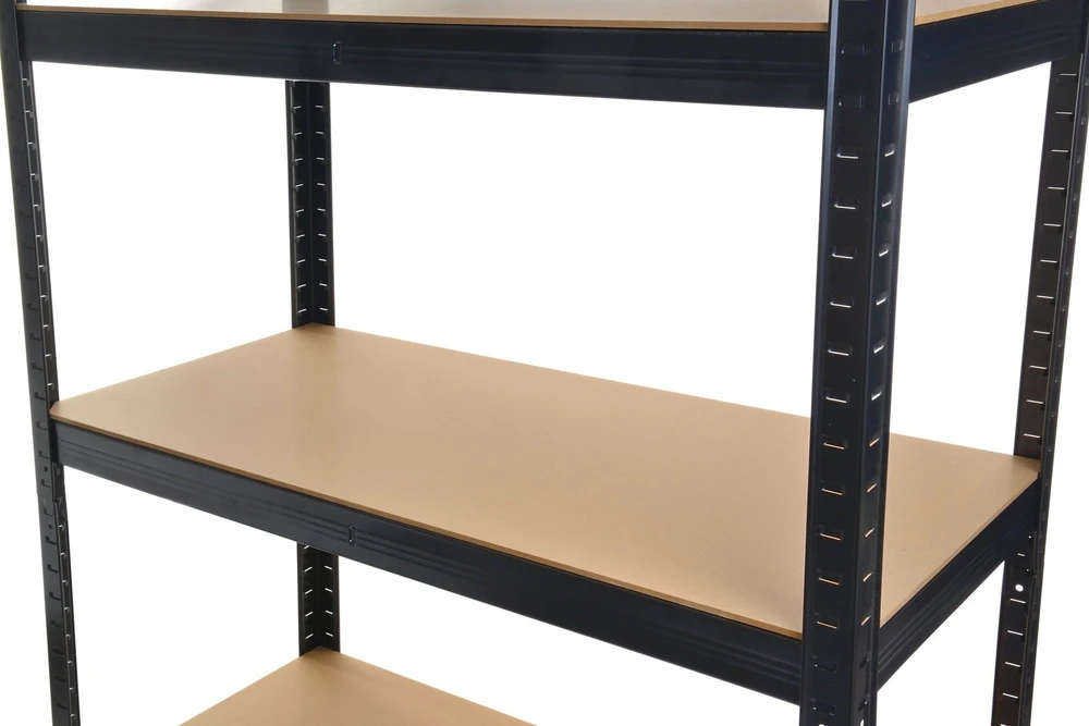 Funfit Metalinė sandėliavimo lentyna 180x90x40 cm juoda