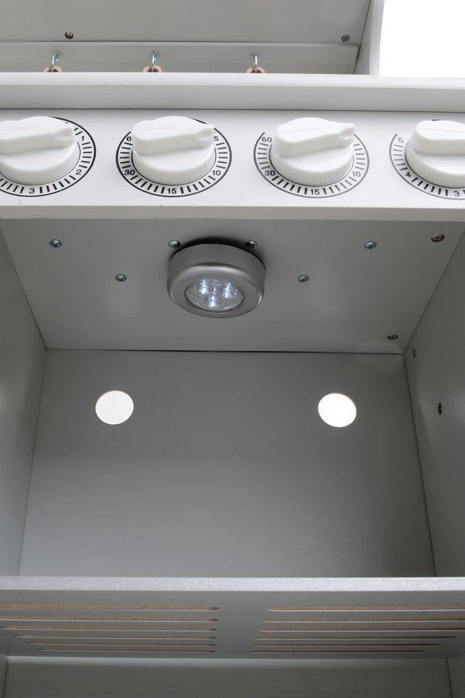 Funfit medinė žaislinė virtuvėlė vaikams su įranga + LED