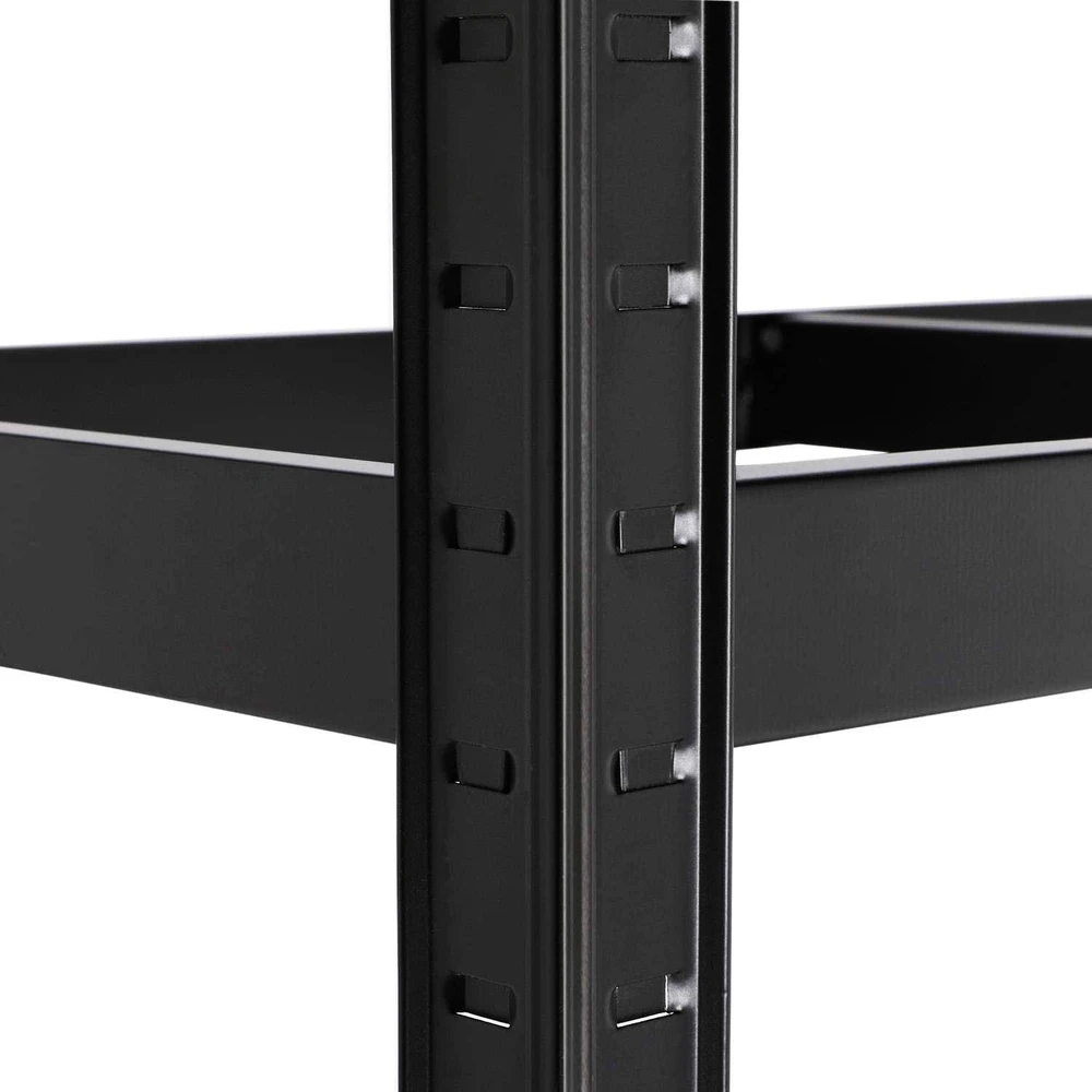 Funfit Metalinė laikymo lentyna 150x75x30 cm JUODA