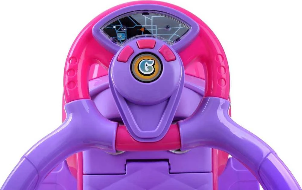 FunFit Mašinėlė - stumdukas Sport car Rose