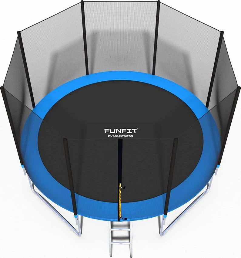 Batutas su tinklu FunFit 374cm + kopetėlės