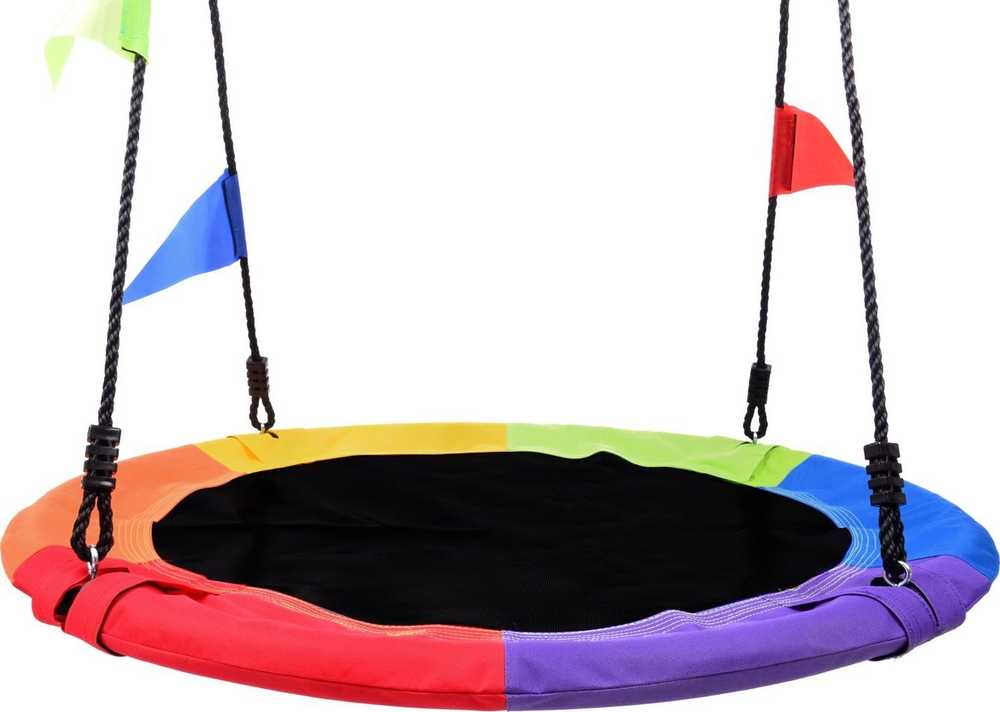 Funfit Sodo sūpynės gandralizdis vaikams 100 cm (2767)
